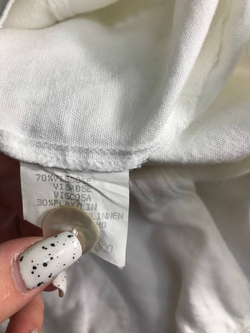 Блузка льняная лаконичная, визуально на 50/52 размер