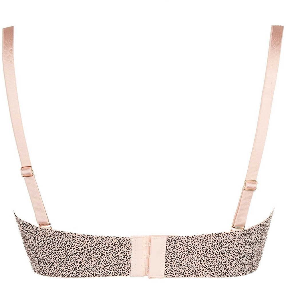 Набор из 2 бюстгальтеров-балконет - черного и леопардового (Размер: 38C) (Цвет: черный с леопардовым)