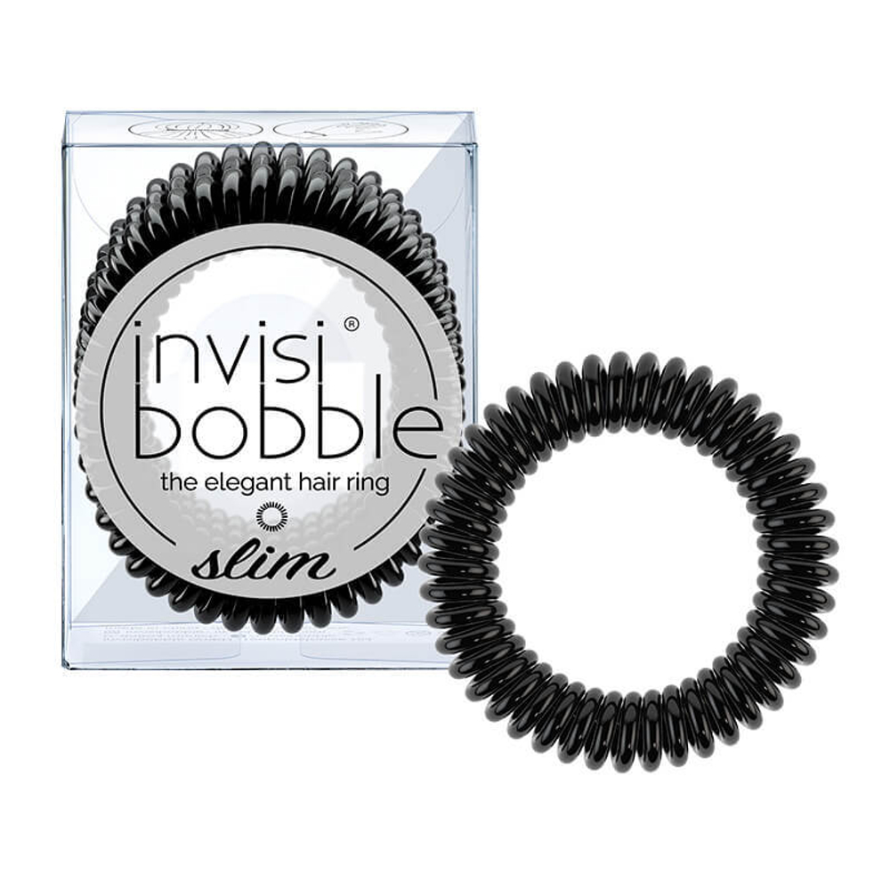 Резинки для волос тонкие Invisibobble SLIM Crystal Clear 3шт