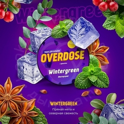 Табак для кальяна Overdose Wintergreen (Винтергрин), 25г.