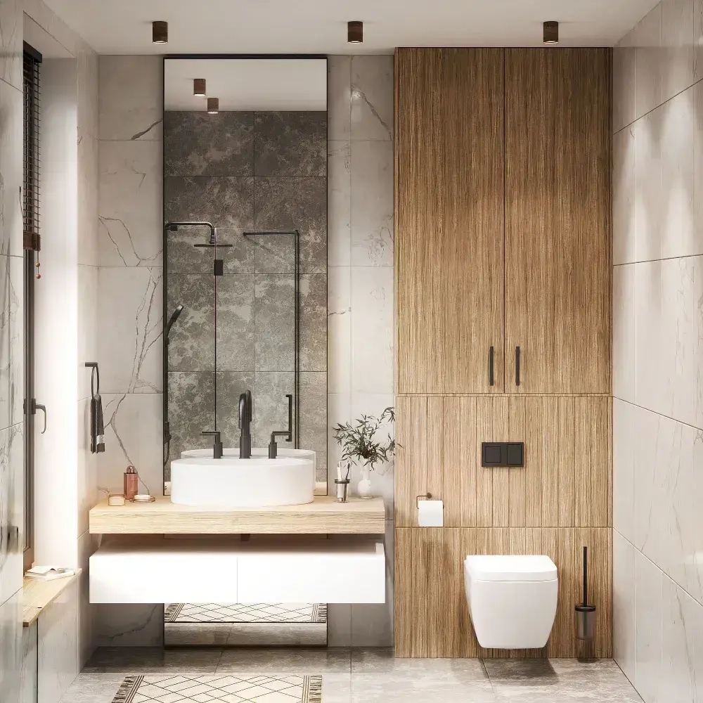 Светильник потолочный светодиодный LUMENTO / Точечный накладной деревянный