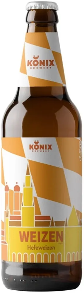 Пиво Коникс Хефевайцен / Konix Hefeweizen 0.45 - стекло