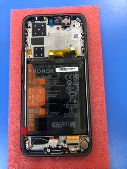 Honor 400 Pro Дисплей в сборе с тачскрином, рамкой и АКБ Оригинал