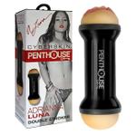 Мастурбатор двухсторонний анус и вагина в тубе Penthouse Double Sided Stroker, Adria (Цвет: телесный с черным)
