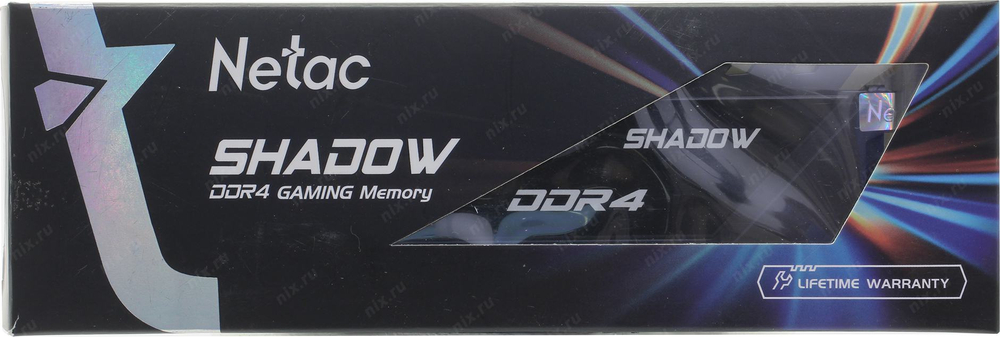Модуль памяти Netac Shadow DDR4 DIMM 16Gb PC4-21300 CL19
