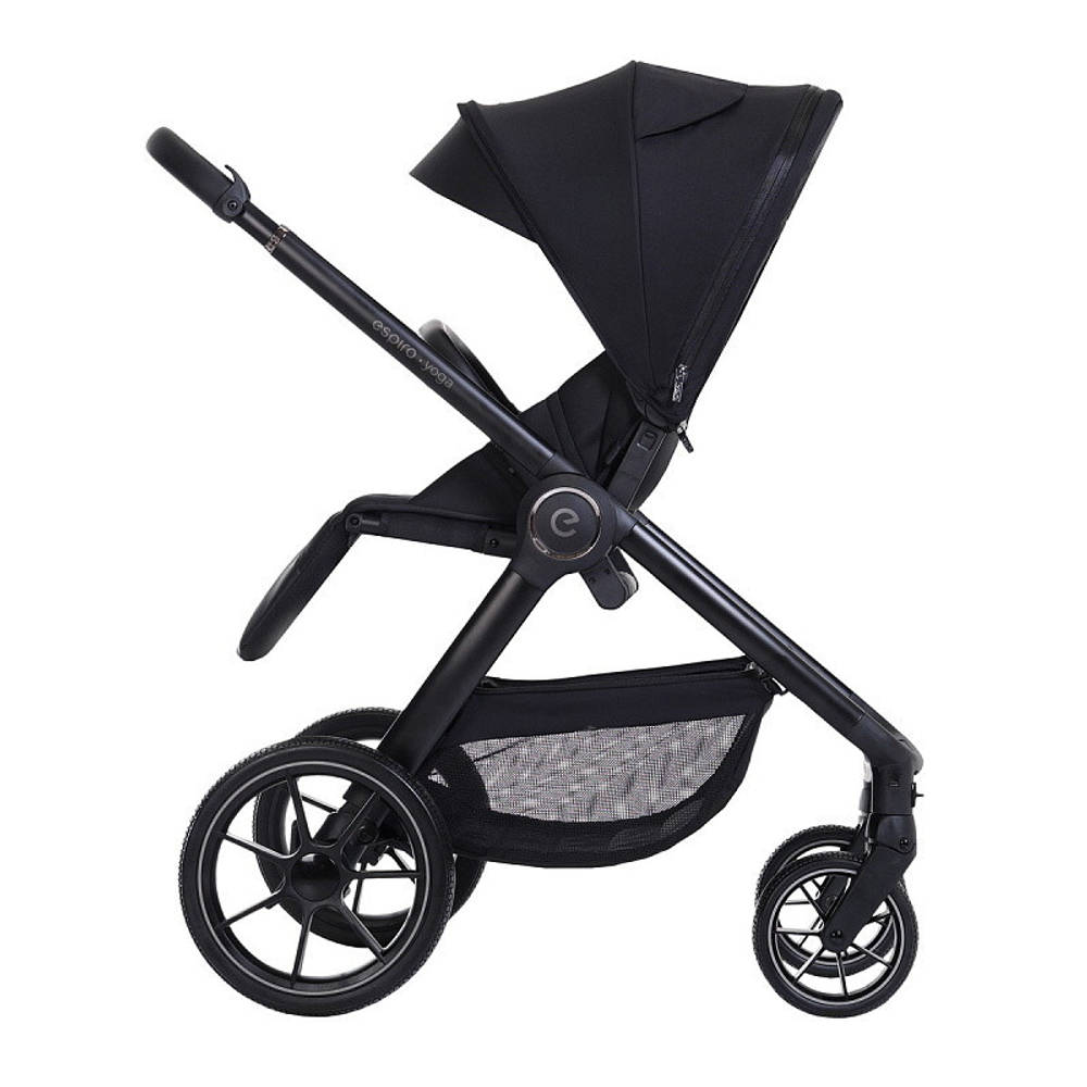 Детская коляска 3 в 1 Espiro Yoga 2025 и автокресло Pi Gray blue 111 calm evening voice of nature / Серый/синий (Gray blue 103)