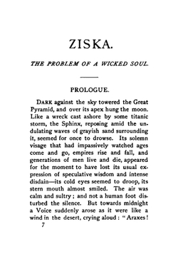 Ziska. the problem of a wicked soul | Marie Corelli