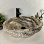 Раковина из оникса Erozy Grey EO-64552 53*42*16 0156