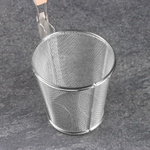 Корзинка для приготовления картошки фри, 35см, дерев ручка (Цвет: не задано)