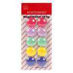 Набор магнитов, 10 штук, 3см цветные на блистере