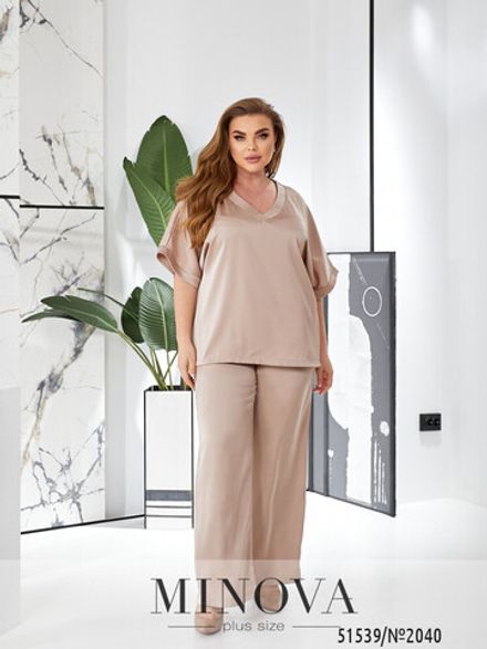 Костюм 2040-бежевый Minova Фото 2