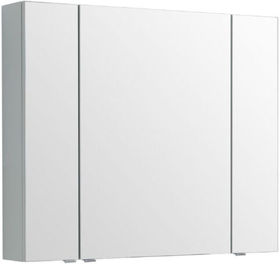 Зеркальный шкаф Aquanet Алвита New 100 Серый
