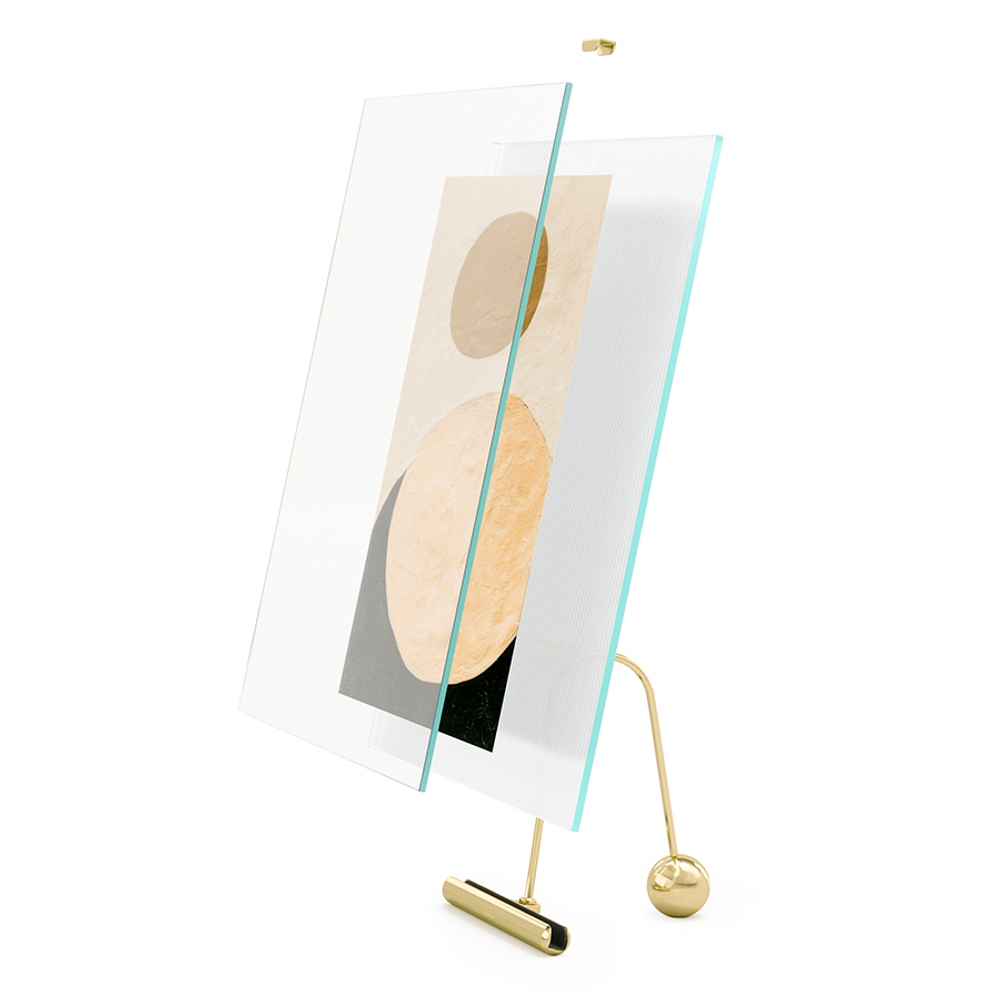 Фоторамка flute, 26х30 см, латунь