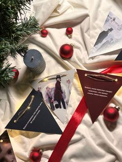 Гирлянда-растяжка бумажная для праздника GRIDMIR "Чарли и шоколадная фабрика"