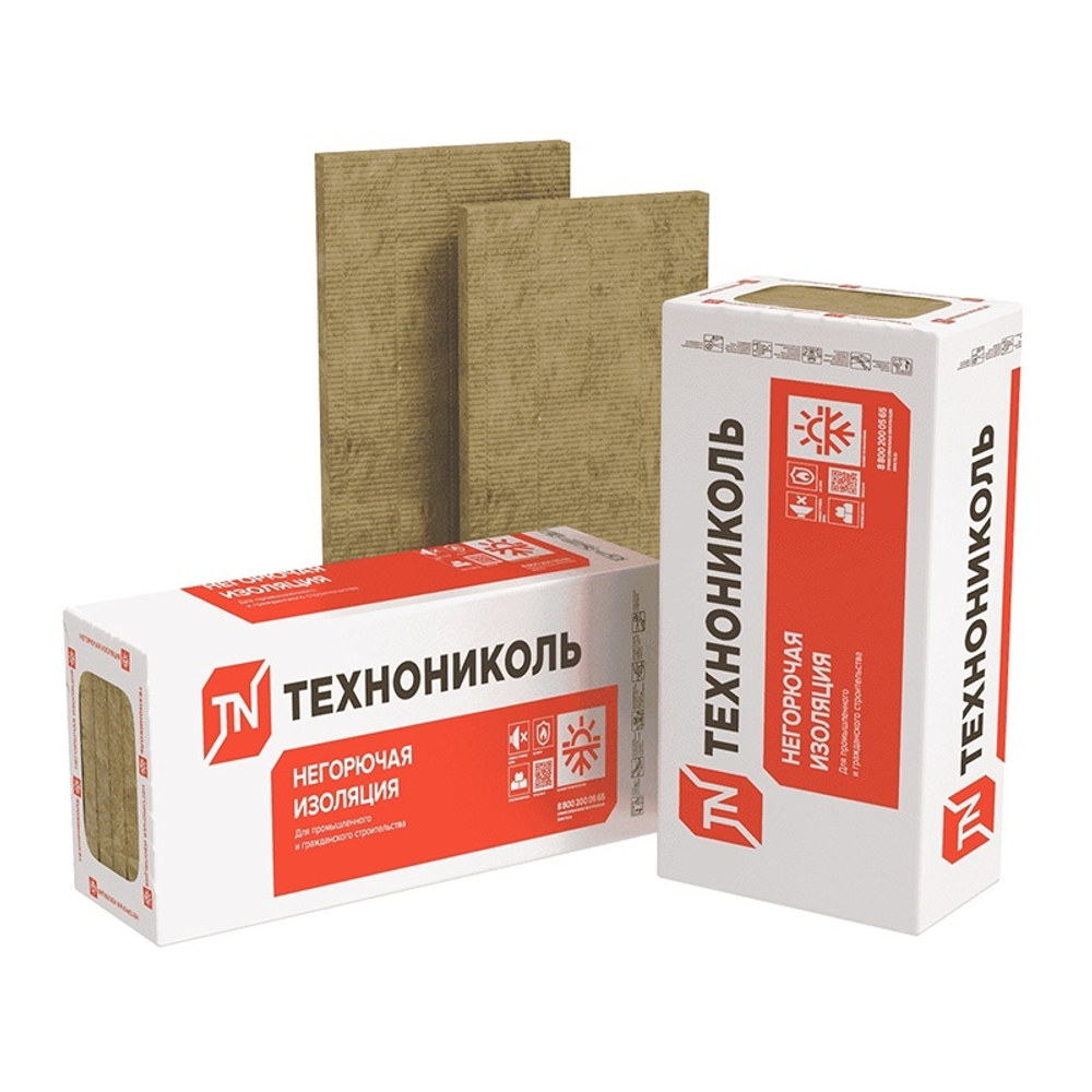 Утеплитель Технониколь Технофас Эффект 1200х600х100 мм, 3 шт (2,16м2)