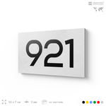 Номер на дверь 921, табличка на дверь для офиса, квартиры, кабинета, аудитории, склада, белая 120х70 мм, Айдентика Технолоджи