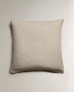 ZARA HOME ЛЬНЯНАЯ НАВОЛОЧКА, СВЕТЛО-БЕЖЕВЫЙ