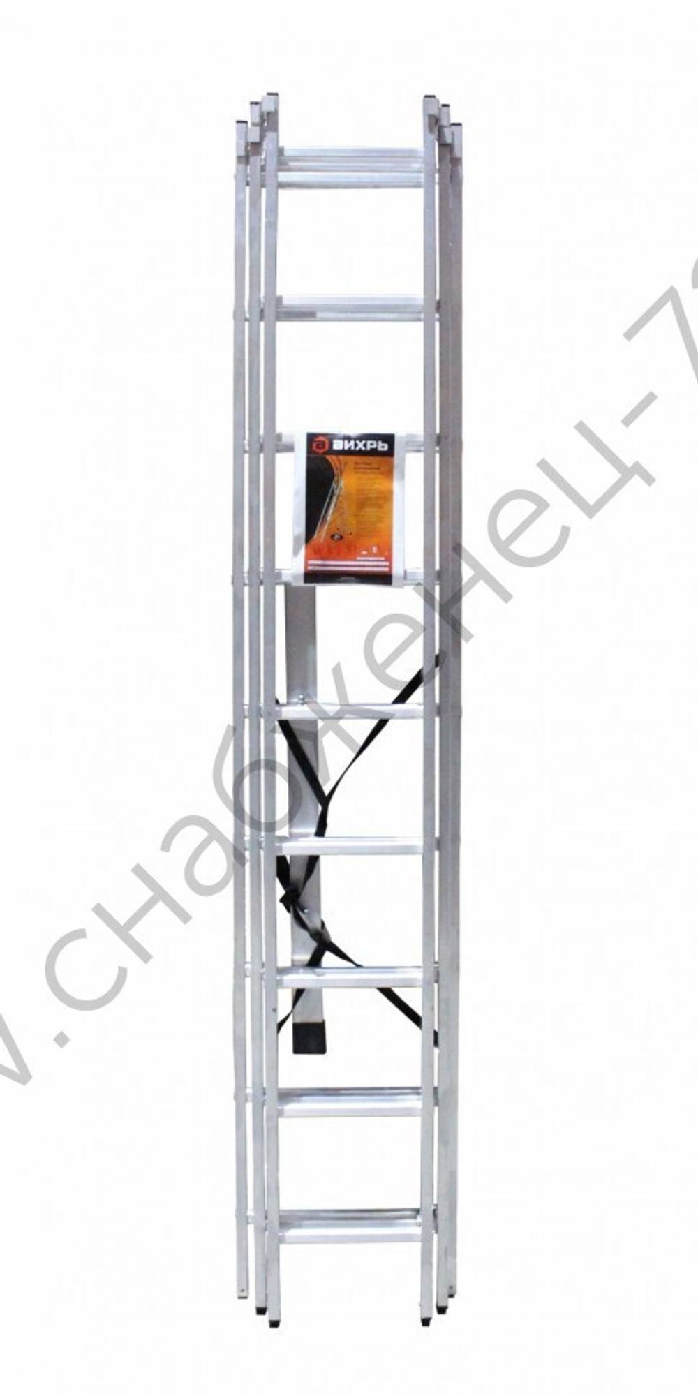 Лестница алюминиевая ВИХРЬ ЛА 3х9