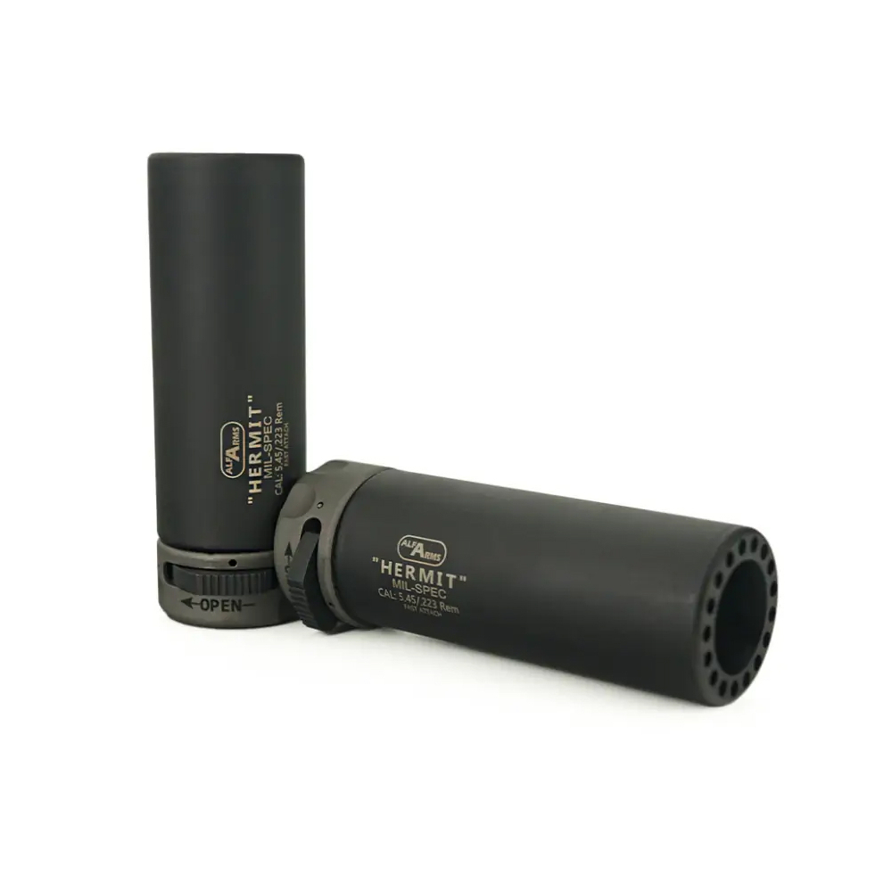 Газоразгруженный быстросьемный Дожигатель закрытого типа Hermit (.223 Rem, 5,45х39, Быстросъемное), Alfa Arms