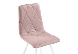 Стул на металлокаркасе Персея velutto 37 / белый