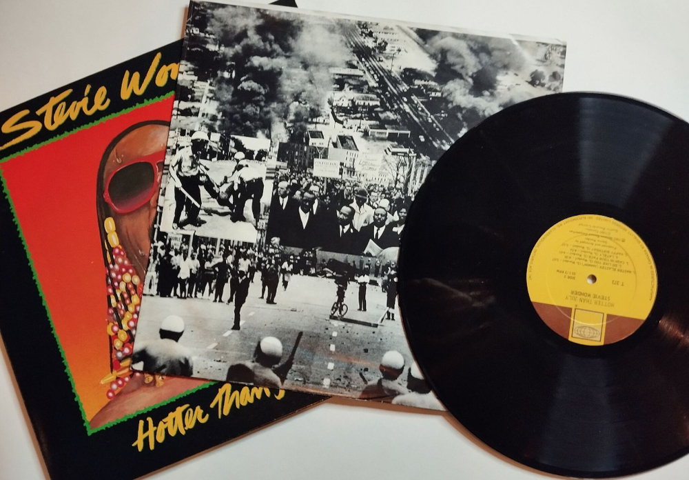 Винтажная виниловая пластинка LP Stevie Wonder Hotter Than July (Canada 1980)