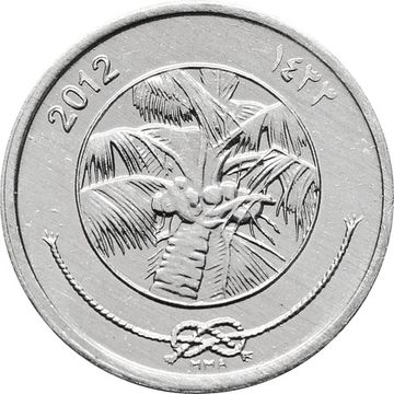 1 лари 2012 Мальдивы