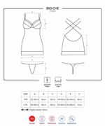 Облегающая кружевная сорочка на двойных бретелях (Размер: S-M) (Цвет: черный)