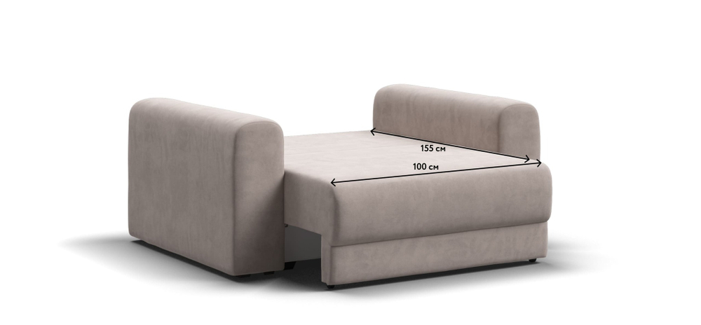 Кресло РИЧМОНД MODOOL Велюр Monolit латте