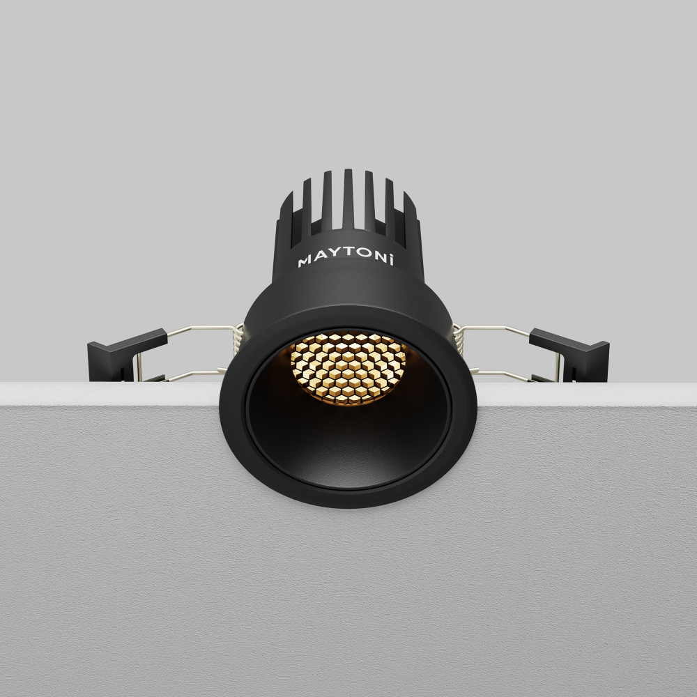 Встраиваемый светодиодный светильник Maytoni Dip DL115-10W-2.7K-B