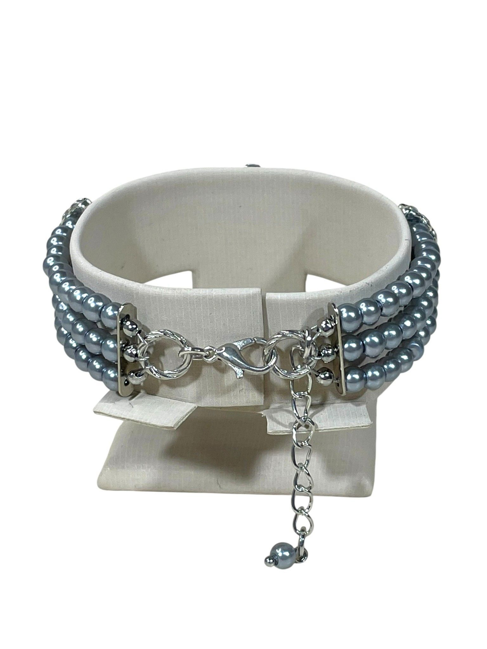 Браслет жемчужный с фианитами