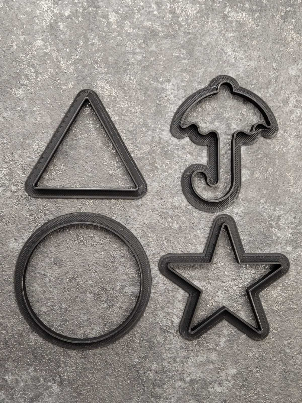 Комплект форм для печенья/пряника "Игра в кальмара"