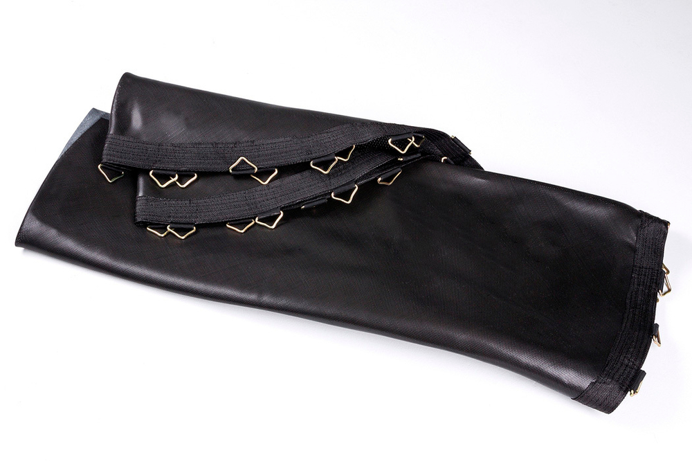 Батут Atlas Sport 312 см - 10ft BASIC (3 ноги) с внешней сеткой и лестницей BLUE