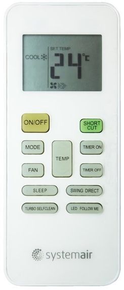 Кондиционер Systemair Sysplit Wall Smart 24 V2 EVO HP Q — (1)