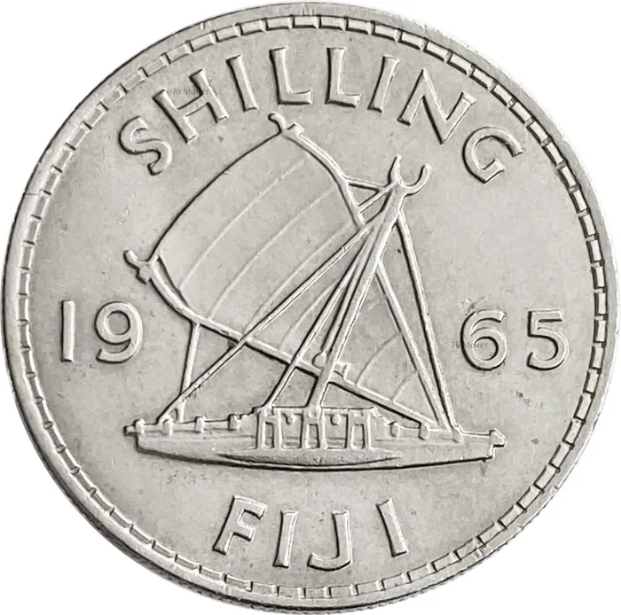 1 шиллинг 1965 Фиджи