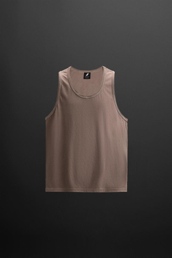 ZARA МАЙКА ИЗ ХЛОПКА, ЦВЕТ БУРГУНДСКОГО ВИНА