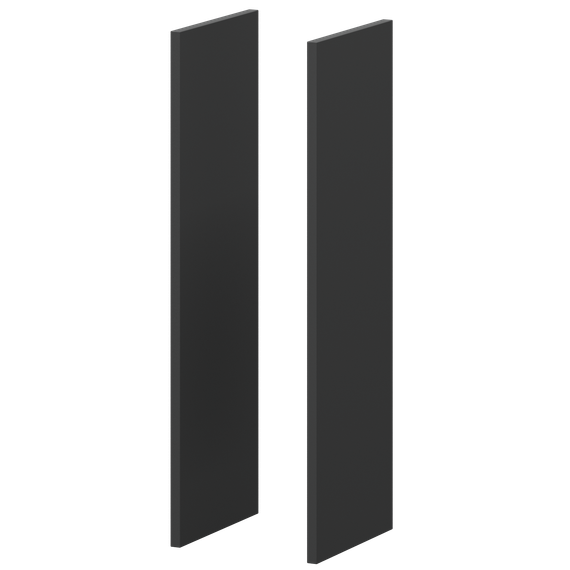 Боковины декоративные KZD-38B Графит 384x50x1162 Кортез