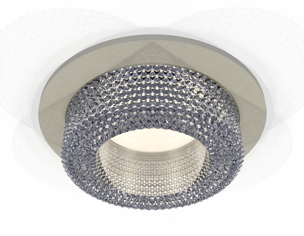 Ambrella Комплект встраиваемого светильника с композитным хрусталем MR16 Встраиваемые XC7623020