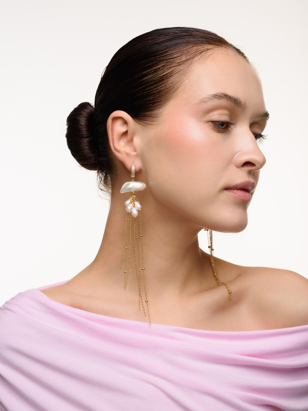 Серьги "Cluster berry" Gold