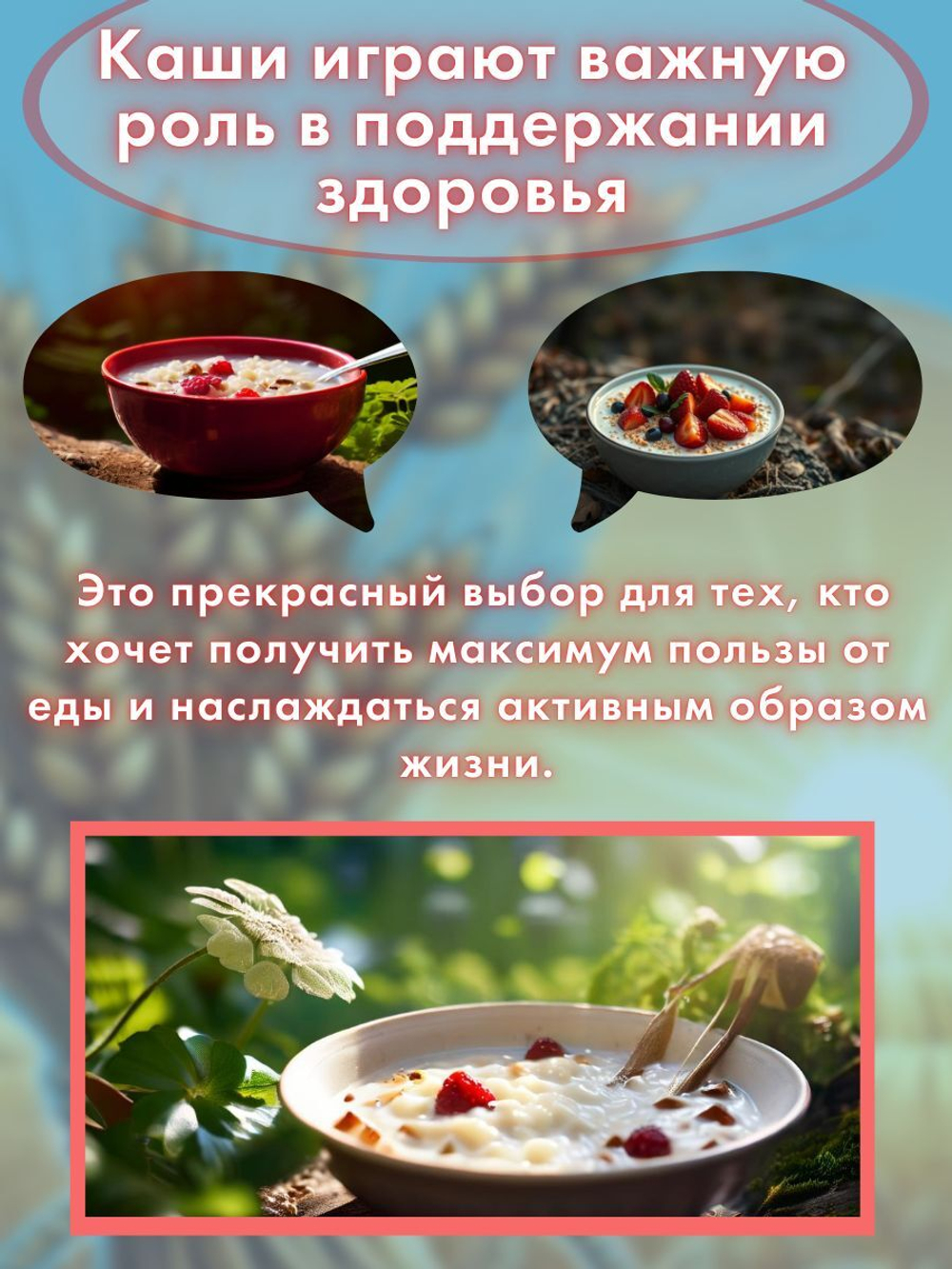 Каша быстрого приготовления Росточки здоровья "Виноградная" 200 гр.