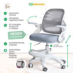 Стул для школьника Ergokids Y-308