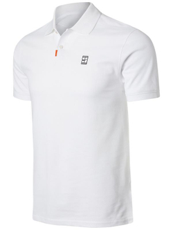 Мужское поло теннисное Nike Polo Slam Slim M - white/white