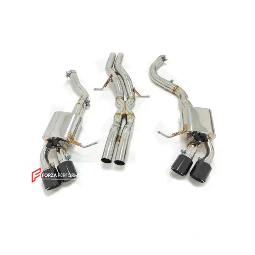 Глушитель с заслонками для Porsche Macan 95B 3.0T/3.6T 2014-2018 Порше Макан