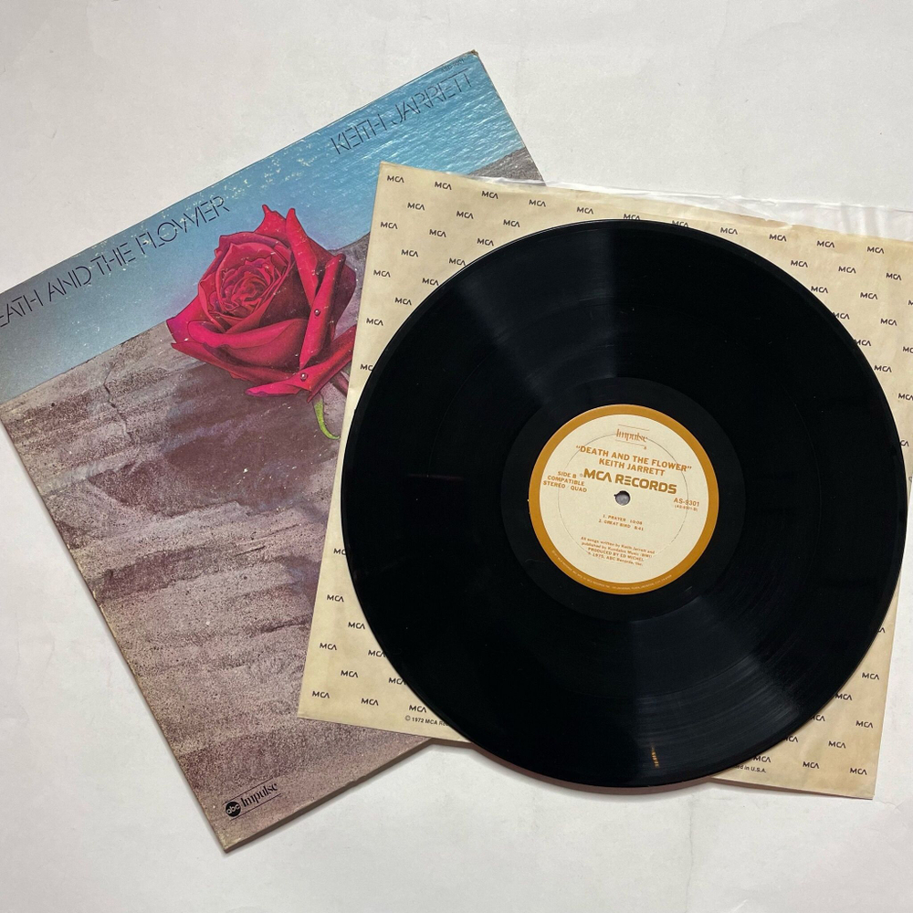Винтажная виниловая пластинка LP Keith Jarrett Death And The Flower (USA 1975)