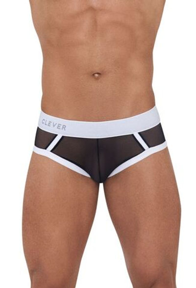 Черно-белые трусы-джоки Cult Jockstrap (Размер: S) (Цвет: черный)