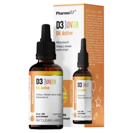 Pharmovit Clean Label D3 Junior Oil Active - 30 мл