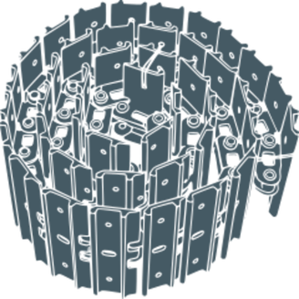 Гусеница и цепь