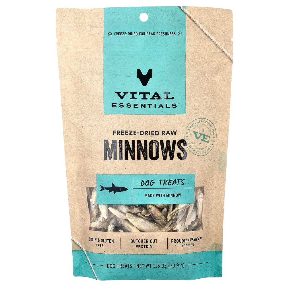 Vital Essentials, сублимированные необработанные лакомства для собак, со вкусом мелиссы, 70,9 г (2,5 унции)