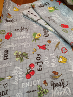 Набор кухонных полотенец, 3 шт , 45х60 см , рогожка