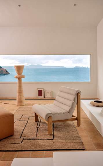 Ковер Velira из джута с графическим рисунком 160 x 230 см