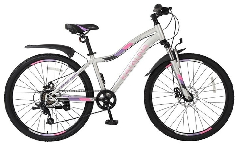 Велосипед TechTeam Katalina 26"х17" серый